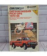 CHILTONS 1970-1986 NISSAN DATSUN TRUCK / PICKUP SHOP REPAIR MANUAL Gas &amp;... - $11.66