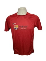 Nike Barcelona Football Club FCB Camp Sport Boys Large 14/16 Burgundy Jersey - £17.75 GBP