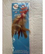 GO CAT DA WILD THING FEATHER REFILLS INTERACTIVE TOYS CAT NIP COUNT OF 1 - £6.96 GBP