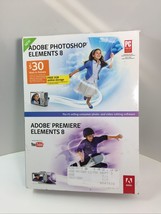Genuine Original OEM Adobe Photoshop Elements 8 And Premier Elements 8 with KEY - $37.61
