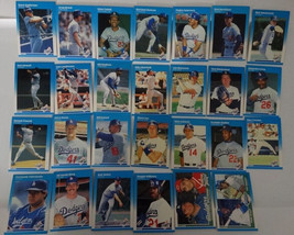 1987 Fleer Los Angeles Dodgers Team Set Of 31 With Update Baseball Cards - $6.00