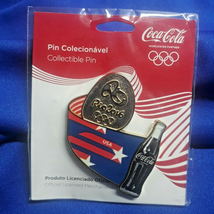 *NEW* - Pin Olympic Games Rio 2016 - Limited edition Coke Badge - USA - £7.80 GBP