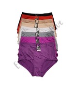 Wakoii Mid-High Waist Stretch Nylon Breathable Full Coverage Satin Brief... - $21.55+