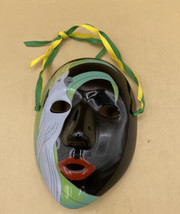 Vandor Pelzman Designs Face Cockatoo Parrot Wall Mask Woman Japan - $19.79