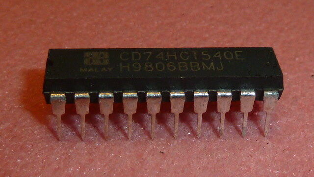 10PCS HARRIS CD74HCT540E IC Buffer/Line Driver 8-CH 20-PDIP Inverting 3-... - $13.00