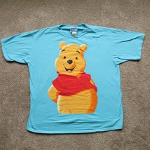 Vintage Winnie the POOH Disney Graphic T Shirt Big Face 90s Fits 2XL Car... - $34.25