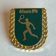 1996 Atlanta Georgia Olympics USA Tennis Olympic Lapel Hat Pin Sports Pinback - £6.34 GBP