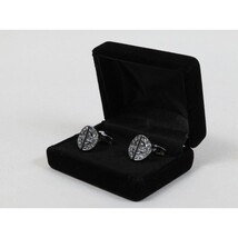 Men's Fashion Cufflinks By J.Valintin Silver/Gold Plated and Stones JVC-5 image 4