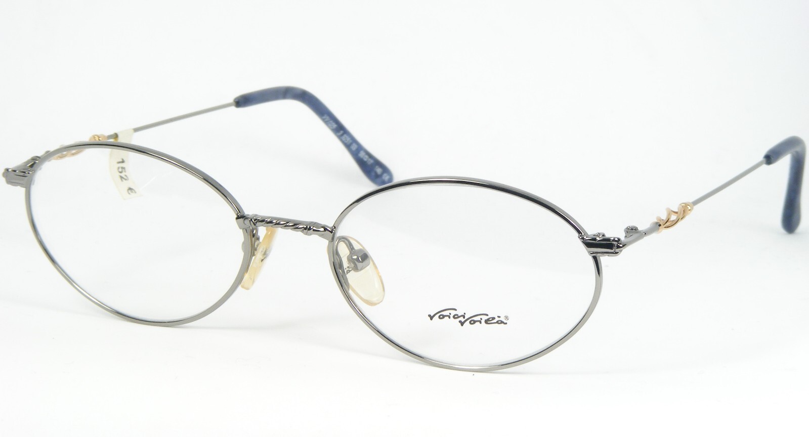 Voici Voila Da Alpina VV025 3 9251 03 Scuro Argento/Oro Occhiali 50-17-1... - $76.22