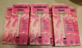 Lot of 7 Skintimate Bloom Women 4-Blade Razors 7 Handles + 14 Cartridges - £22.86 GBP