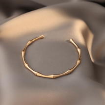 Amboo shape adjustable size bracelet for woman fashion luxury korean jewelry retro girl thumb200
