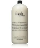 Philosophy FRESH CREAM Shampoo Shower Gel GIANT 64 Oz. NEW NO PUMP 32 x 2! - €50,80 EUR
