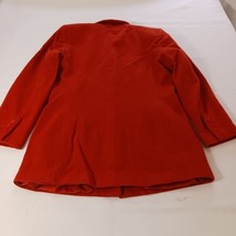 Harve Benard Sport Women’s Orange Wool/Cashmere Blend Jacket Coat Size 6 image 2