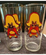 2 YOSEMITE SAM PEPSI COLLECTIBLE GLASSES 1973 - $33.90 CAD