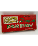 Vintage Dragon DOMINOES by Halsam Set #920 Double Nine 55 pieces Game - £21.35 GBP