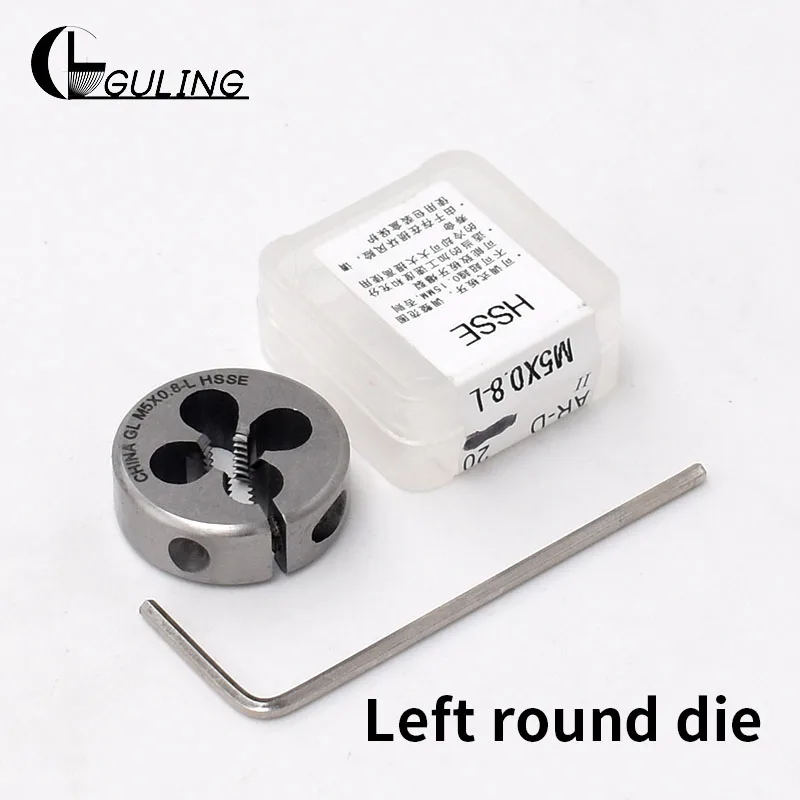 GULING 1pcs Round Metric Thread Die tap size M2-M16 Left Hand Thread HSS... - $5,288.35 MXN