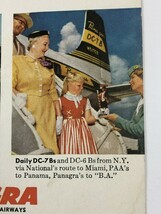 1956 Panagra Airlines Pan American to Buenos Aires, South America DC-6  ... - $173.99 MXN