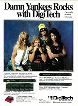 Damn Yankees Ted Nugent Tommy Shaw Jack Blades 1990 DigiTech Processors ad print - £3.35 GBP