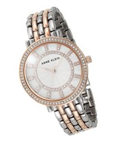 Women&#39;s Premium Crystal Accented Two-Tone - £175.65 GBP