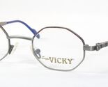 Super VICKY SV3 C519 Grau Bunt Einzigartig Rare Brille Kinder 40-21-120 ... - $36.58