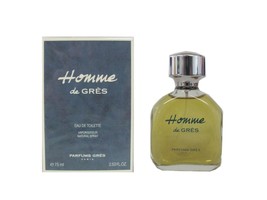 Homme De Gres by Parfums Gres Men&#39;s Cologne 2.5oz / 75ml EDT Spray RARE NIB - £63.16 GBP