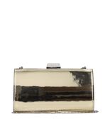 Jimmy Choo Gold Leather Clutch Bag Women - $815.99