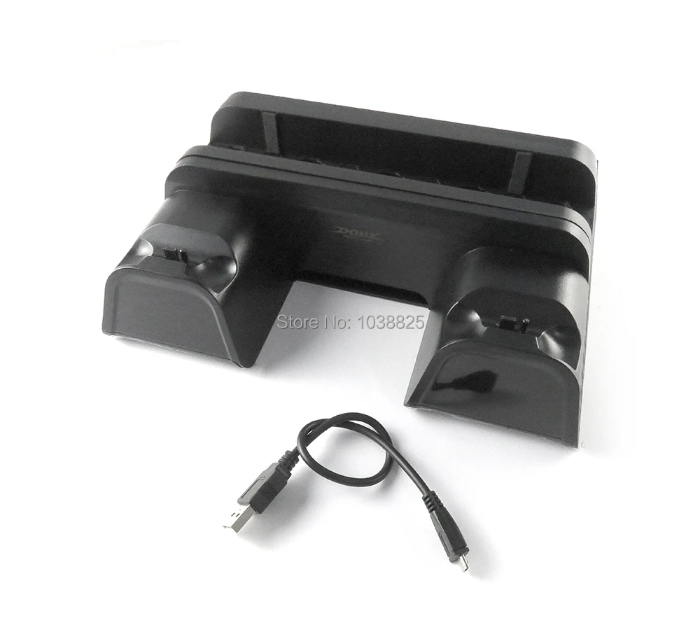 For PS4 Slim PRO Vertical Stand Cooling Fan Cooler Dual Controller Charger - £25.67 GBP