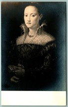 RPPC Portrait of Duchess Anna Stozzi San Diego Fine Arts Society Postcard J12 - £5.41 GBP