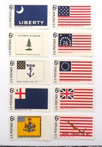 1968 United States American Flag Stamp Set - £26.13 GBP