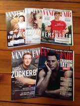 Set Lot 5 Issues Vanity Fair Magazine Holiday Feb Mar Aug Oct 2015 Zucke... - £23.48 GBP