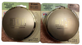 Pack Of 2 Milani Even Touch Powder Foundation #06 CARAMEL Oil Free (New/... - $24.52