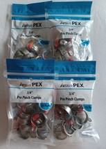 Apollo 4 Packs of 3/4 in. Stainless Steel PEX Barb Pro Pinch Clamps 10-P... - $26.00