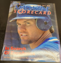 Chicago Cubs Magazine Scorecard 1990 - Ryne Sandberg - Mike Harkey - Joe Girardi - £9.49 GBP