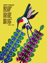 POSTER.Home wall.Zunzun Zumbador.Color flower.Bird Art House Decor.1660 - $17.82+