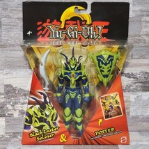 1996 Yu-Gi-Oh Black Luster Soldier 6” Action Figure Mattel Takahashi with Poster - £128.71 GBP