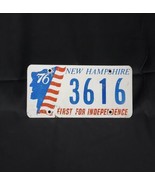 1976 State-Issued New Hampshire Bicentennial License Plate Old Man Of Mo... - £18.26 GBP