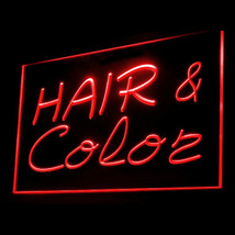 160054B Hair &amp; Color Salon PIN UP HAIR Blonde Wave Gorgeous Wave LED Light Sign - £17.57 GBP