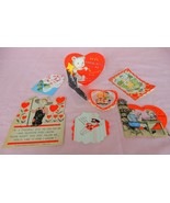 cool lot of 7 adorable 1930&#39;s Valentines Day cards VC001 - $20.00