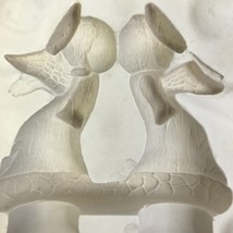 Kissing Angels Ceramic Slip Casting Mold Nowell 408 &quot;Wood Look&quot; ADORABLE - $21.52