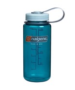 Nalgene Sustain 16oz Wide Mouth Bottle (Trout) Recycled Reusable Green - $268.55 MXN