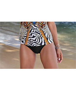 Venus Tankini Bottom Black Size 14 Jungle Queen Evening Paisley Swimsuit... - $16.95