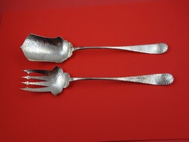 Pattern B by Gorham Sterling Silver Salad Serving Set 2 Piece Long 12&quot; H... - £543.64 GBP