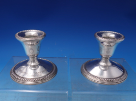 Wedding Bells by International Sterling Silver Candlestick Pair #3001 (#7221) - $157.41