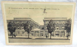 Kropp Postcard 1933 St Nicholas Hotel Manager Sent ILL Chicago State Fai... - £2.32 GBP