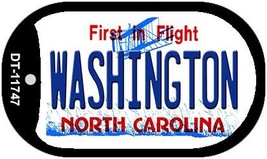 Washington North Carolina State Novelty Metal Dog Tag Necklace DT-11747 - £12.73 GBP