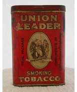 Empty ~  UNION LEADER TOBACCO TIN,Trial Package Compliments of P.Lorilla... - $73.49