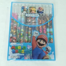 Super Mario Ballpoint Pens Lot Of 12 Set NEW Sealed Yoshi Luigi Toad - $22.76