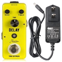 Rowin  Delay + POWER Analog Vintage Echo Guitar Tone Effect Pedal LEF-31... - $32.00
