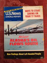 U S NEWS World Report Magazine June 20 1977 ALASKA&#39;s Oil Flows South, At Last! - £11.24 GBP
