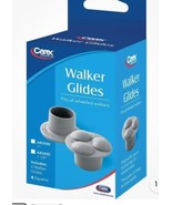 Carex Health A831 00 Wheeled Walker Auto Glides Durable Nylon Tips Gray ... - $298.78 MXN